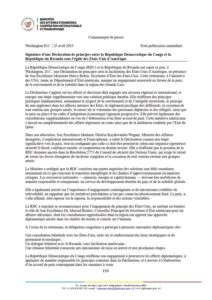 Un pas historique vers la paix et la coopération économique signé à Washington Blog génie RDC-RWANDA : Voici les 6 engagements majeures de l'accord signé entre Paul kagame et Félix Tshisekedi pour la paix